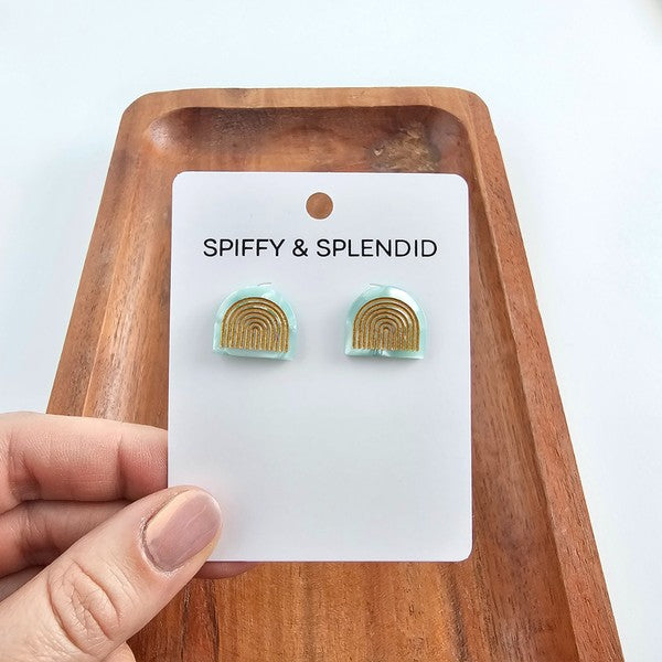 Shop Betty Studs - Mint-available at Reef Love online boho-chic boutique