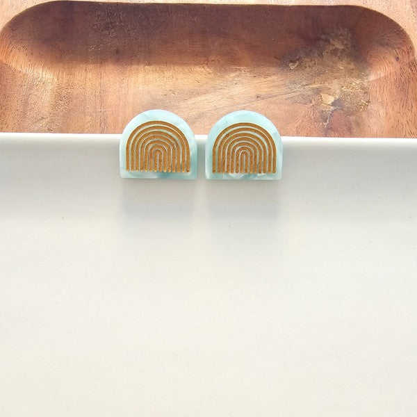 Shop Betty Studs - Mint-available at Reef Love online boho-chic boutique