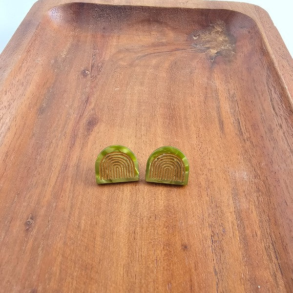 Shop Betty Studs - Olive-available at Reef Love online boho-chic boutique