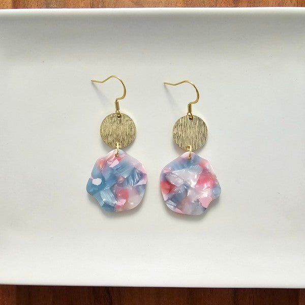 Hannah Earrings - Secret Garden-drop earrings-Reef Love