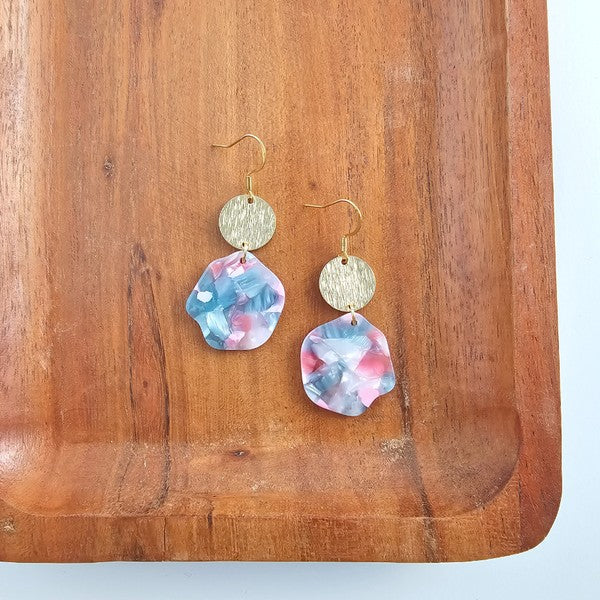 Hannah Earrings - Secret Garden-drop earrings-Reef Love