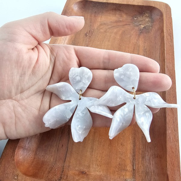 Shop Jasmine Earrings - Pearl-available at Reef Love online boho-chic boutique