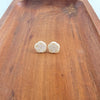 Sand Dollar Studs - Ivory-Stud Earrings-Reef Love