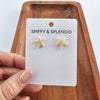 Starfish Studs - Ivory-Stud Earrings-Reef Love
