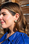 Seashell Studs - Seafoam Pearl-Stud Earrings-Reef Love