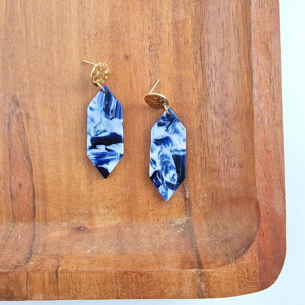 Shop Gemma Earrings - Ocean Waves-available at Reef Love online boho-chic boutique