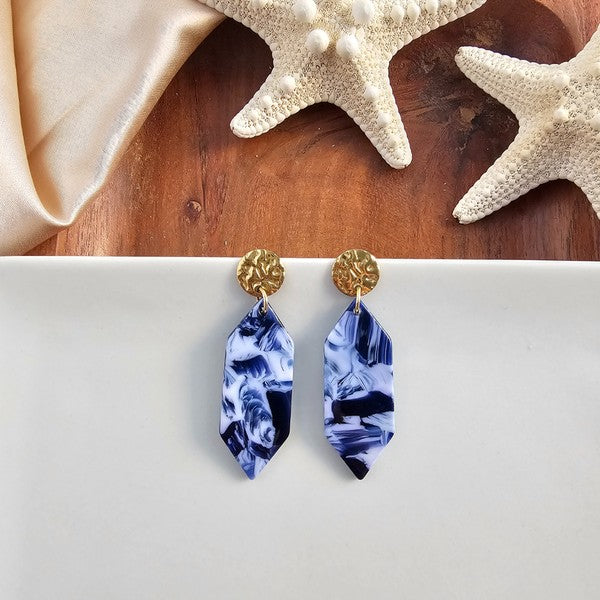 Shop Gemma Earrings - Ocean Waves-available at Reef Love online boho-chic boutique