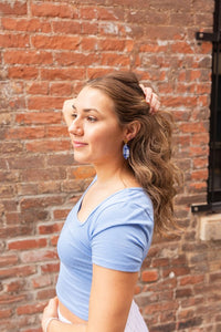 Shop Gemma Earrings - Ocean Waves-available at Reef Love online boho-chic boutique