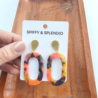 Maeve Earrings - Bird of Paradise-drop earrings-Reef Love