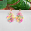 Petite Palm Earrings - Tropical Delight-drop earrings-Reef Love