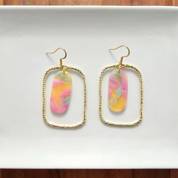 Madison Earrings - Tropical Delight-drop earrings-Reef Love