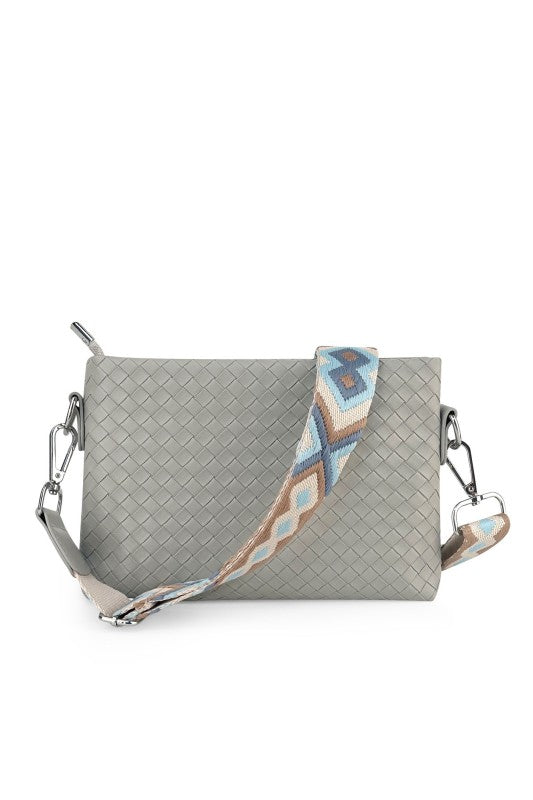 Kassidy Woven Crossbody Bag-Aili's Corner-Reef Love
