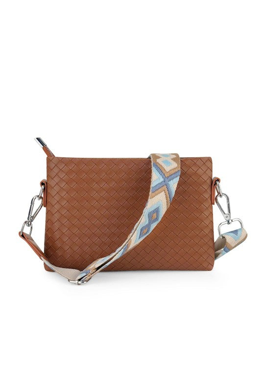 Kassidy Woven Crossbody Bag-Aili's Corner-Reef Love