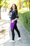 Presley Purple Panel Leggings-Reef Love