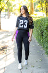 Presley Purple Panel Leggings-Reef Love