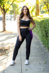 Presley Purple Panel Leggings-Reef Love