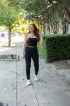 Gracie Green Panel Leggings-Reef Love