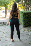 Gracie Green Panel Leggings-Reef Love