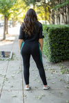 Gracie Green Panel Leggings-Reef Love