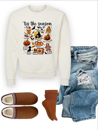 Tis The Season Halloween Crewneck Sweatshirt