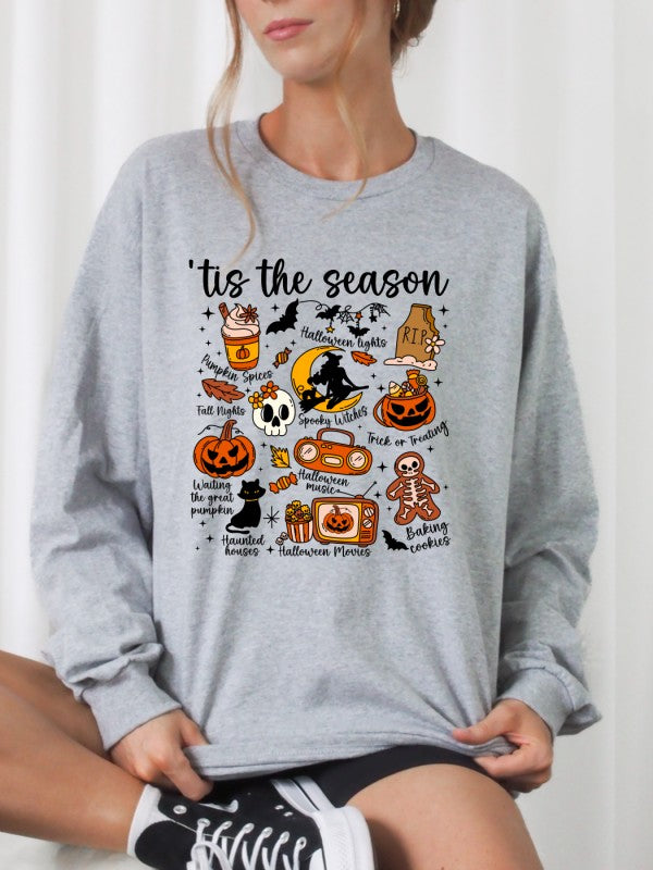 Tis The Season Halloween Crewneck Sweatshirt