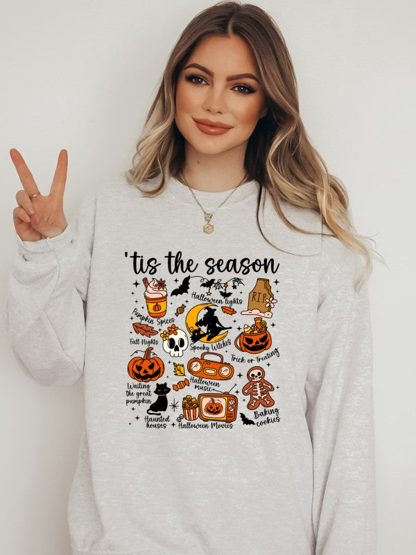 Tis The Season Halloween Crewneck Sweatshirt