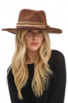 Distress Vintage Shapeable Fedora Cowboy Hat