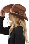 Distress Vintage Shapeable Fedora Cowboy Hat