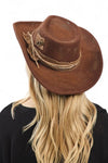 Distress Vintage Shapeable Fedora Cowboy Hat