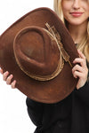 Distress Vintage Shapeable Fedora Cowboy Hat