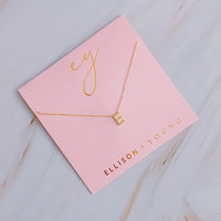 Understated Beauty Initial Necklace-Jewelry & Accessories - Necklaces & Pendants - Pendant Necklaces-Reef Love
