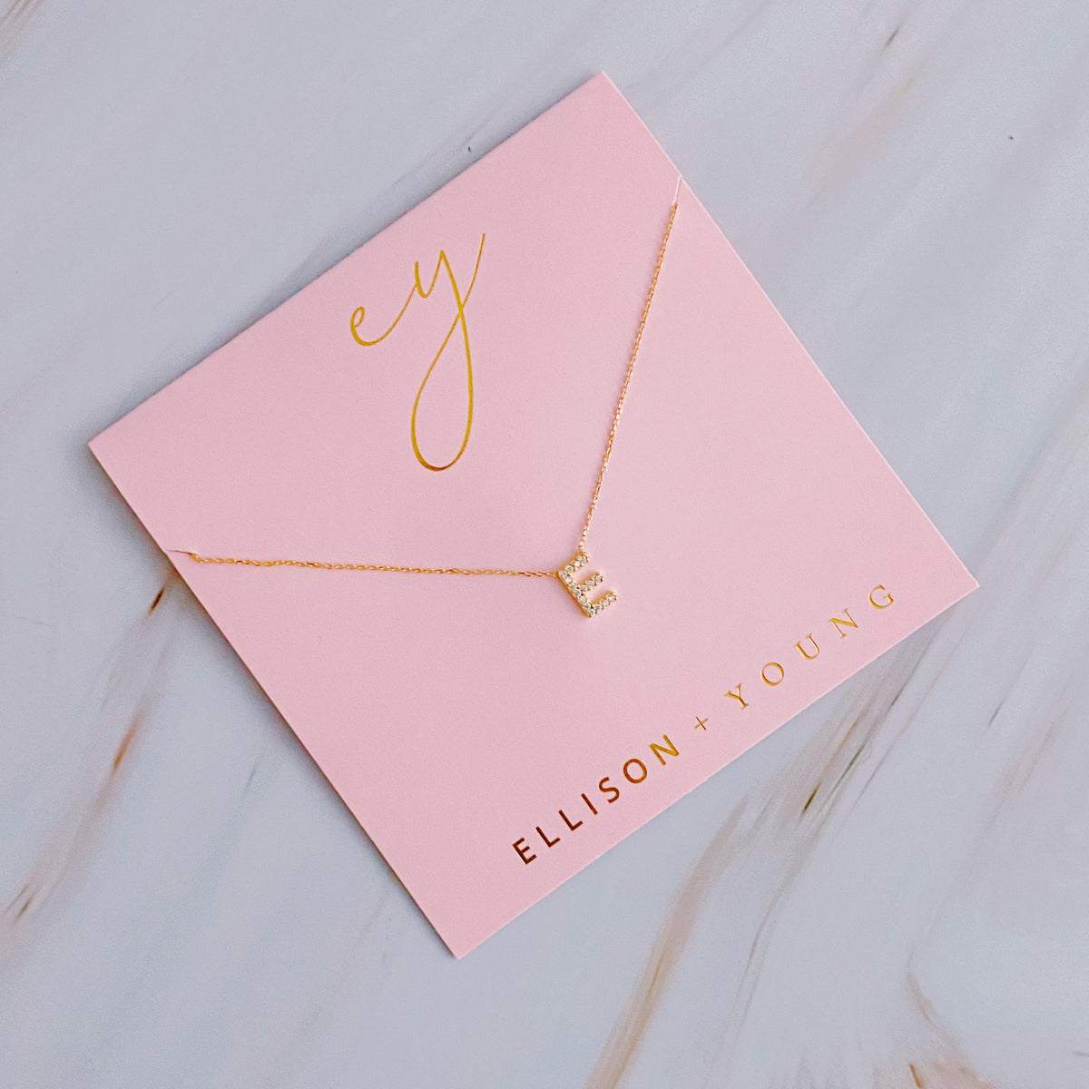 Understated Beauty Initial Necklace-Jewelry & Accessories - Necklaces & Pendants - Pendant Necklaces-Reef Love