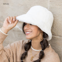 Plush Fur Bucket Hat-Bucket Hat-Reef Love