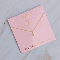 Understated Beauty Initial Necklace-Jewelry & Accessories - Necklaces & Pendants - Pendant Necklaces-Reef Love