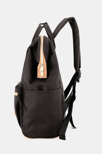 Waterproof Canvas Backpack Bag with Side Pockets. Computer Bag. Work Bag. Book bag. 
