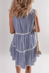 Macie Sleeveless Ric Rac Cotton Dress