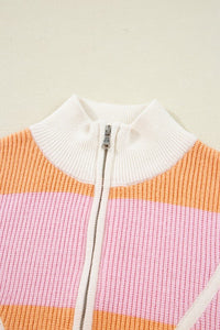 Claire Half Zip Oversized Sweater-Sweater-Reef Love