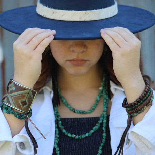 African Turquoise Bead Bracelet-The Jewelry Junkie-Reef Love