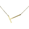 Gold Monogram Initial Necklace