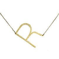 Gold Monogram Initial Necklace