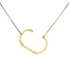 Gold Monogram Initial Necklace
