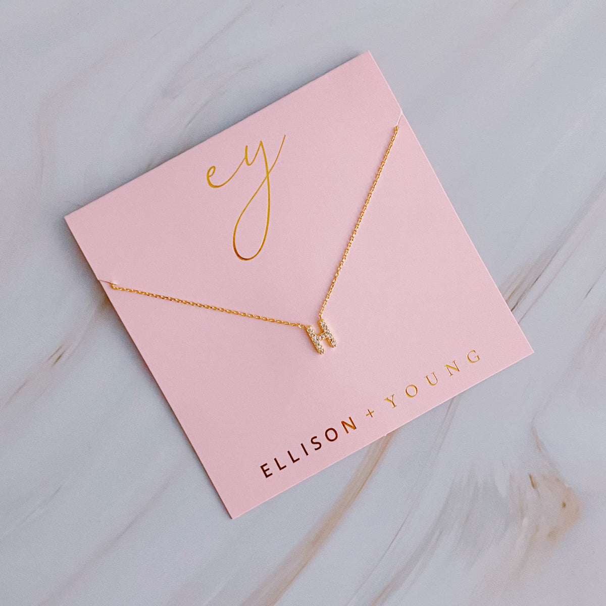 Understated Beauty Initial Necklace-Jewelry & Accessories - Necklaces & Pendants - Pendant Necklaces-Reef Love
