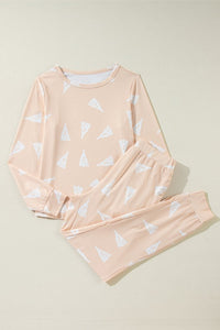 Christmas Tree Top and Pants Pajama Set-Reef Love