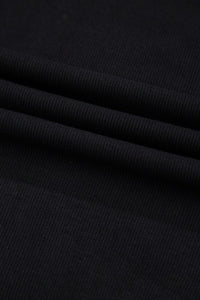 Leatherette Ruffle Sleeve Bodysuit