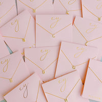 Understated Beauty Initial Necklace-Jewelry & Accessories - Necklaces & Pendants - Pendant Necklaces-Reef Love