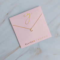 Understated Beauty Initial Necklace-Jewelry & Accessories - Necklaces & Pendants - Pendant Necklaces-Reef Love