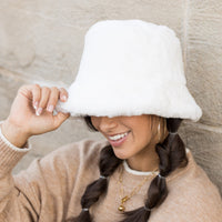Plush Fur Bucket Hat-Bucket Hat-Reef Love