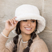 Plush Fur Bucket Hat-Bucket Hat-Reef Love