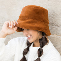 Plush Fur Bucket Hat-Bucket Hat-Reef Love