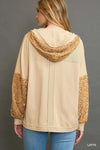 Oversized Sequined French Terry Jacket